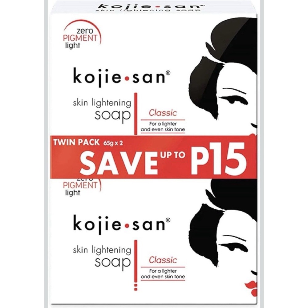 Kojie San Skin Lightening Soap Classic Twin Pack 65g x2 Kojic Acid New